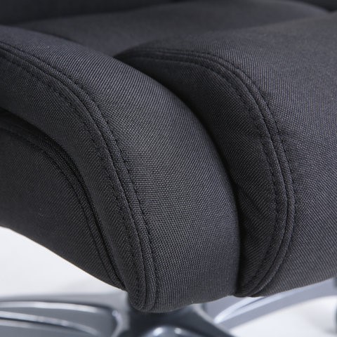 Кресло офисное Brabix Premium Solid HD-005 (ткань, черное) в Екатеринбурге - изображение 8