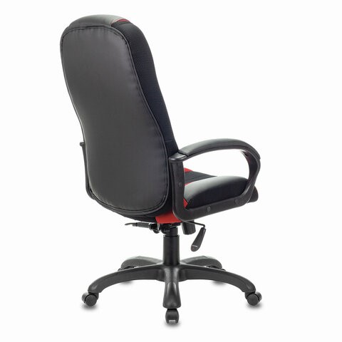 Компьютерное кресло Brabix Premium Rapid GM-102 (экокожа/ткань, черное/красное) 532107 в Екатеринбурге - изображение 2