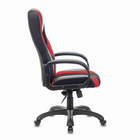 Компьютерное кресло Brabix Premium Rapid GM-102 (экокожа/ткань, черное/красное) 532107 в Екатеринбурге - изображение 1
