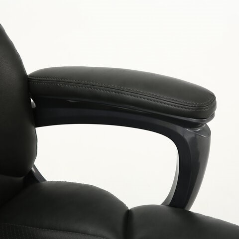 Офисное кресло Brabix Premium Favorite EX-577 (пружинный блок, рециклированная кожа, серое) 531935 в Екатеринбурге - изображение 10