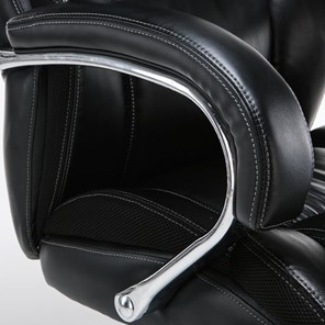 Офисное кресло Brabix Premium Status HD-003 (рециклированная кожа, хром, черное) 531821 в Каменске-Уральском - предосмотр 7