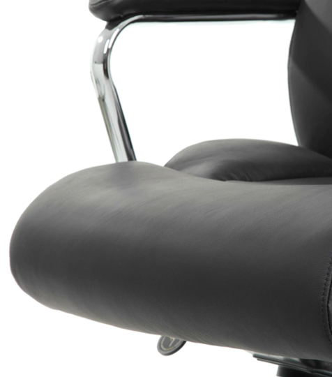 Кресло Brabix Premium Phaeton EX-502 (натуральная кожа, хром, черное) в Екатеринбурге - изображение 8