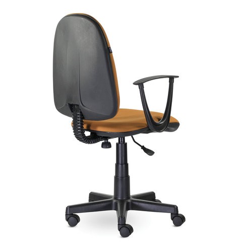 Кресло офисное Brabix Prestige Start MG-312 (эргономичная спинка, ткань, оранжевое) в Екатеринбурге - изображение 2