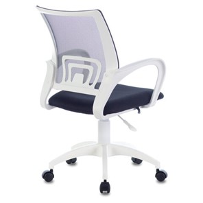Компьютерное кресло Brabix Fly MG-396W (с подлокотниками, пластик белый, сетка, темно-серое) 532400 в Первоуральске - предосмотр 1