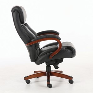 Кресло офисное Brabix Premium Infinity EX-707 (дерево, натуральная кожа, черное) в Екатеринбурге - предосмотр 2
