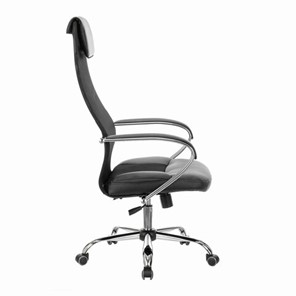 Кресло офисное Brabix Premium Stalker EX-608 CH (хром, ткань-сетка/кожзам, черное) 532091 в Екатеринбурге - предосмотр 8