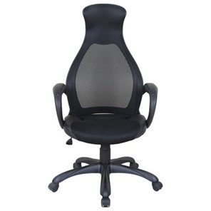 Офисное кресло Brabix Premium Genesis EX-517 (пластик черный, ткань/экокожа/сетка черная) в Екатеринбурге - предосмотр 2
