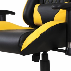 Кресло Brabix GT Master GM-110 (две подушки, экокожа, черное/желтое) в Екатеринбурге - предосмотр 10