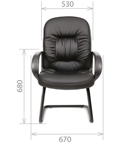 Кресло офисное CHAIRMAN 416V экокожа черная в Красноуфимске - предосмотр 1
