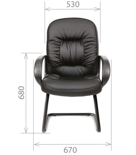 Кресло офисное CHAIRMAN 416V экокожа черная в Асбесте - изображение 1