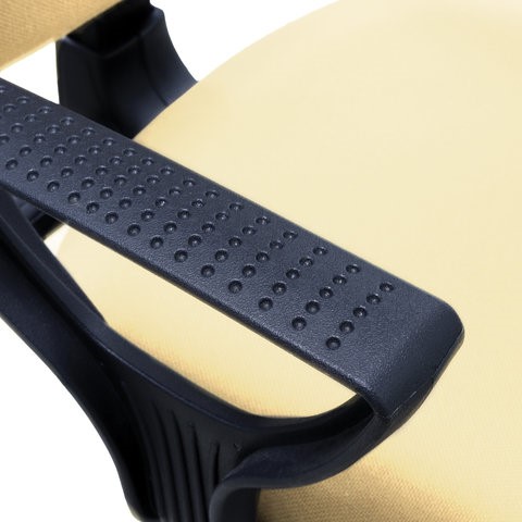 Кресло компьютерное Brabix Prestige Ergo MG-311 (регулируемая эргономичная спинка, кожзам, бежевое) 531878 в Кушве - изображение 3