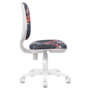 Кресло офисное Brabix Fancy MG-201W (без подлокотников, пластик белый, с рисунком "Graffity") 532415 в Краснотурьинске - предосмотр 2