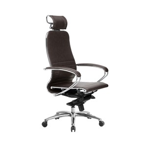 Кресло офисное Samurai K-2.04 темно-коричневый в Артемовском - предосмотр 2