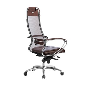 Кресло офисное Samurai SL-1.04, темно-коричневый в Богдановиче - предосмотр 3