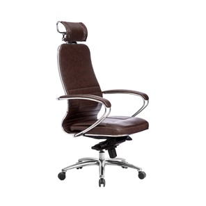 Кресло офисное Samurai KL-2.04, темно-коричневый в Кушве - предосмотр 2