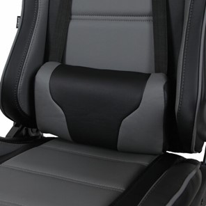 Компьютерное кресло Brabix GT Racer GM-100 (две подушки, экокожа, черное/серое) в Екатеринбурге - предосмотр 7