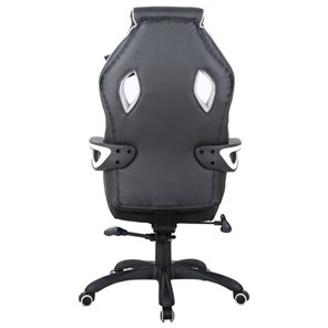 Компьютерное кресло Brabix Techno Pro GM-003 (экокожа, черное/серое, вставки серые) в Екатеринбурге - предосмотр 5