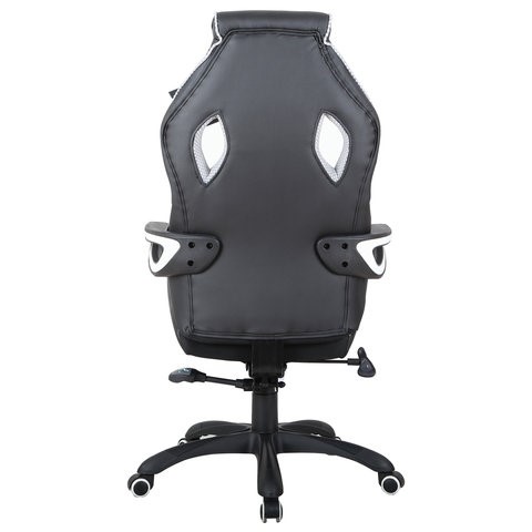Компьютерное кресло Brabix Techno Pro GM-003 (экокожа, черное/серое, вставки серые) в Екатеринбурге - изображение 5