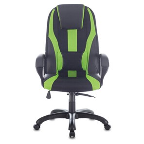 Компьютерное кресло Brabix Premium Rapid GM-102 (экокожа/ткань, черное/зеленое) в Екатеринбурге - предосмотр 3