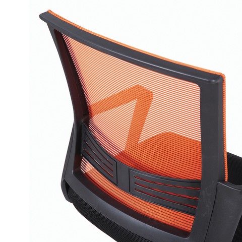 Офисное кресло Brabix Balance MG-320 (с подлокотниками, комбинированное черное/оранжевое) в Екатеринбурге - изображение 8