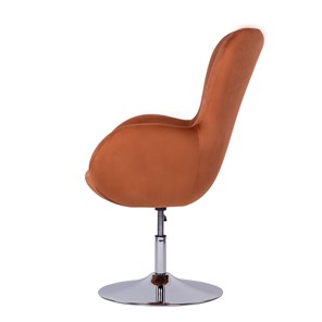 Офисное кресло Беннет-1, Микровелюр оранжевый в Полевском - предосмотр 2