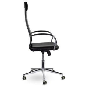 Компьютерное кресло Brabix Premium Pilot EX-610 CH (хром, кожзам, черное) 532418 в Красноуфимске - предосмотр 1