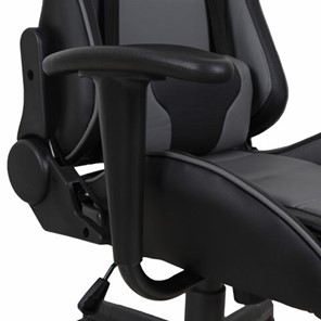 Компьютерное кресло Brabix GT Racer GM-100 (две подушки, экокожа, черное/серое) 531926 в Ревде - предосмотр 9