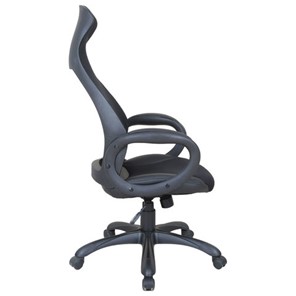 Офисное кресло Brabix Premium Genesis EX-517 (пластик черный, ткань/экокожа/сетка черная) в Екатеринбурге - предосмотр 1