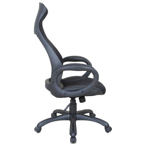Офисное кресло Brabix Premium Genesis EX-517 (пластик черный, ткань/экокожа/сетка черная) в Екатеринбурге - изображение 1