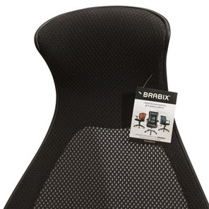 Офисное кресло Brabix Premium Genesis EX-517 (пластик черный, ткань/экокожа/сетка черная) в Екатеринбурге - предосмотр 8
