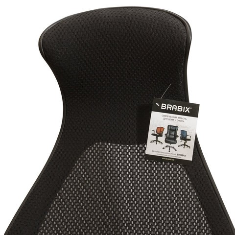 Офисное кресло Brabix Premium Genesis EX-517 (пластик черный, ткань/экокожа/сетка черная) в Екатеринбурге - изображение 8