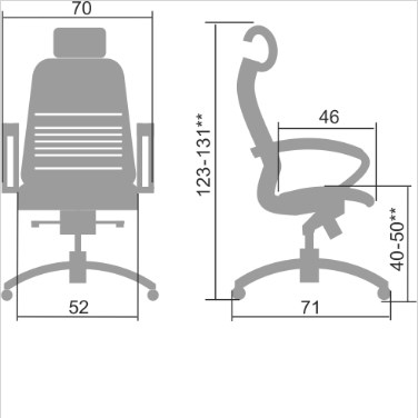Офисное кресло Samurai K-2.04 черный в Богдановиче - изображение 1
