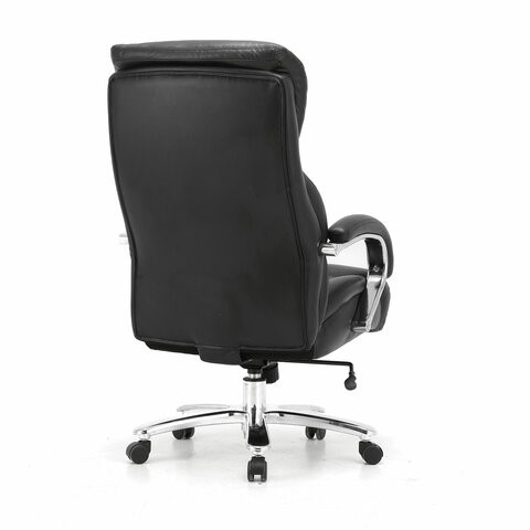Компьютерное кресло Brabix Premium Pride HD-100 (натуральная кожа, черное) 531940 в Краснотурьинске - изображение 2