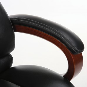 Кресло офисное Brabix Premium Infinity EX-707 (дерево, натуральная кожа, черное) в Екатеринбурге - предосмотр 9