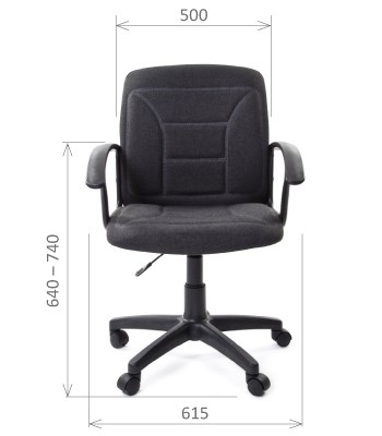 Кресло CHAIRMAN 627 ткань, цвет серый в Ревде - изображение 1