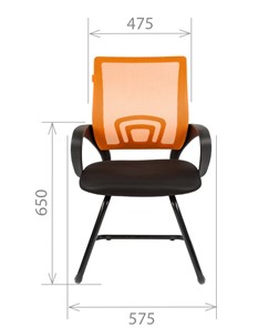 Компьютерное кресло CHAIRMAN 696V, цвет оранжевый в Екатеринбурге - предосмотр 1