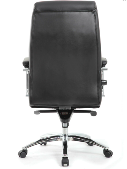Кресло Brabix Premium Phaeton EX-502 (натуральная кожа, хром, черное) в Екатеринбурге - изображение 3