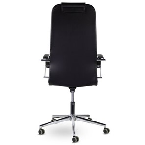 Компьютерное кресло Brabix Premium Pilot EX-610 CH (хром, кожзам, черное) 532418 в Красноуфимске - предосмотр 4