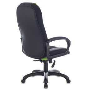 Компьютерное кресло Brabix Premium Rapid GM-102 (экокожа/ткань, черное/зеленое) в Екатеринбурге - предосмотр 2