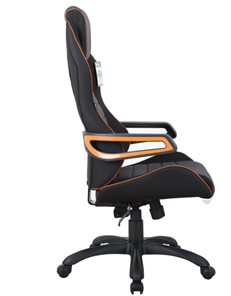 Кресло Brabix Techno Pro GM-003 (ткань, черное/серое, вставки оранжевые) в Ревде - предосмотр 2