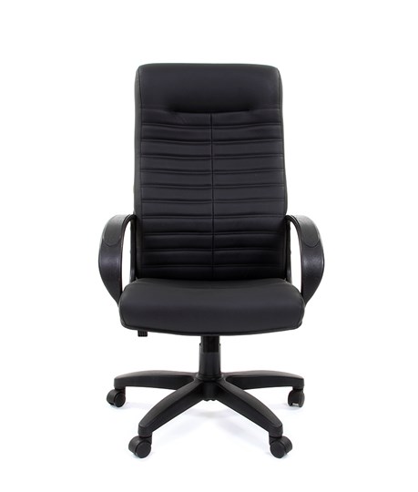 Кресло компьютерное CHAIRMAN 480 LT, экокожа, цвет черный в Ревде - изображение 1