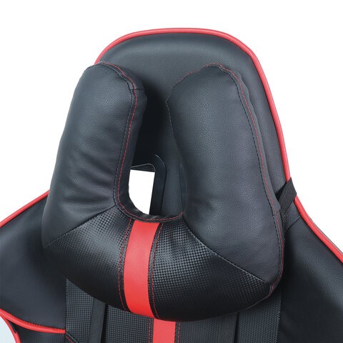 Кресло компьютерное Brabix GT Carbon GM-120 (две подушки, экокожа, черное/красное) в Екатеринбурге - изображение 5