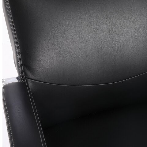 Кресло компьютерное Brabix Total HD-006 (экокожа, хром, черное) в Екатеринбурге - изображение 5