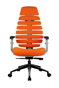 Кресло офисное Riva Chair SHARK (Оранжевый/серый) в Екатеринбурге - предосмотр 1
