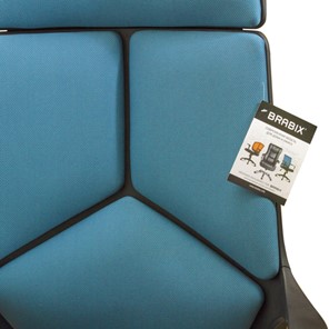 Кресло компьютерное Brabix Premium Prime EX-515 (ткань, голубое) в Екатеринбурге - предосмотр 5