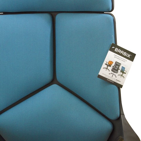 Кресло компьютерное Brabix Premium Prime EX-515 (ткань, голубое) в Екатеринбурге - изображение 5