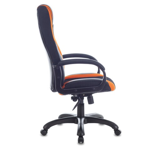 Компьютерное кресло Brabix Premium Rapid GM-102 (экокожа/ткань, черно/оранжевое) 532420 в Ревде - изображение 1