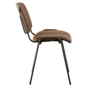 Офисный стул Brabix Iso CF-005 (черный каркас, ткань коричневая) 531973 в Красноуфимске - предосмотр 1