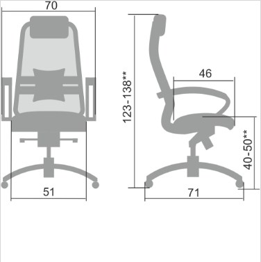 Офисное кресло Samurai SL-1.04, черный плюс в Новоуральске - изображение 1