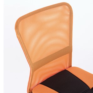 Кресло компьютерное Brabix Smart MG-313 (без подлокотников, комбинированное, черное/оранжевое) 531844 в Ревде - предосмотр 5